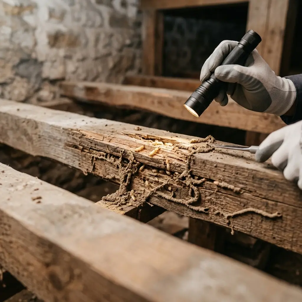 Comment détecter une invasion de termites en Seine-Saint-Denis ?