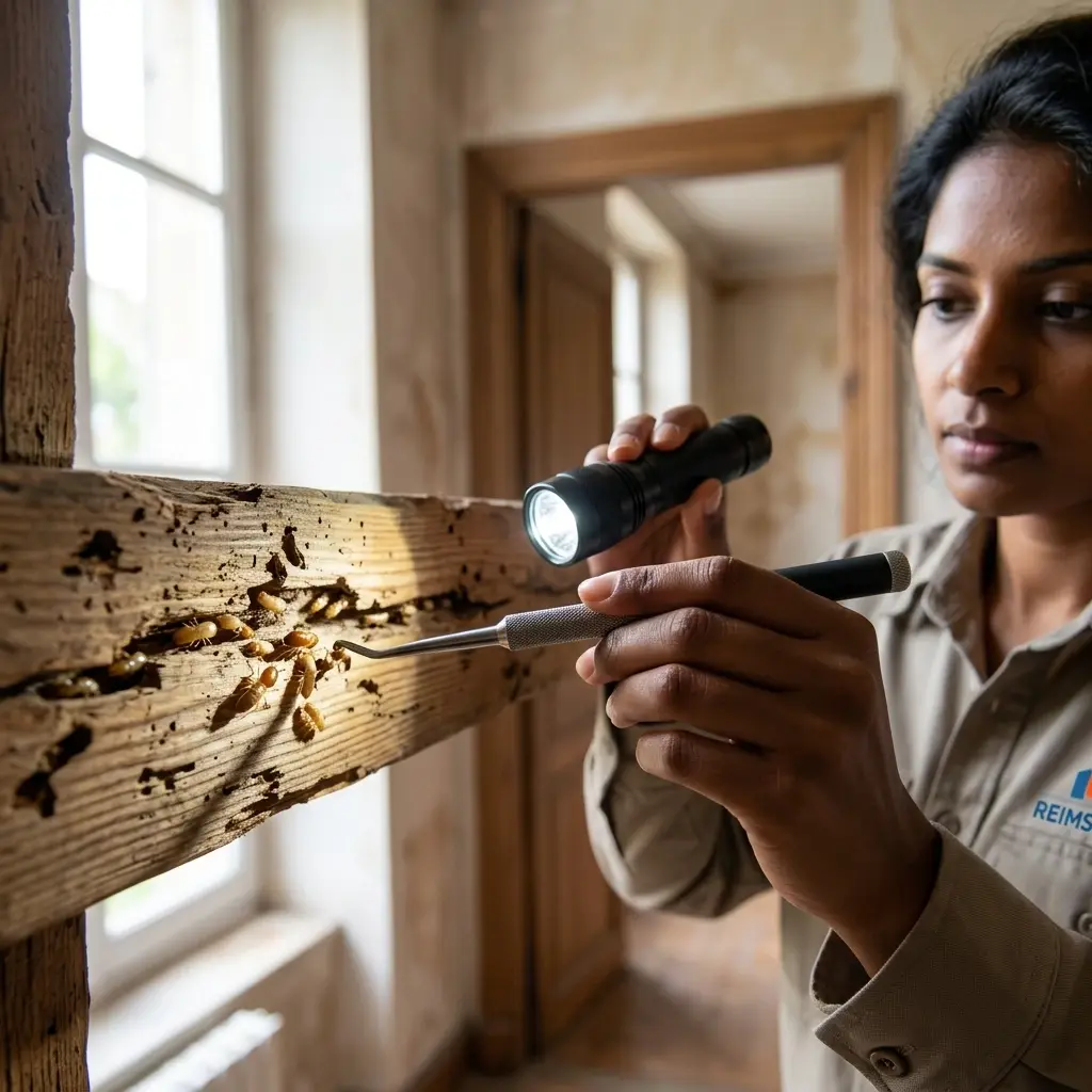 Comment prévenir et réagir face aux termites à Reims