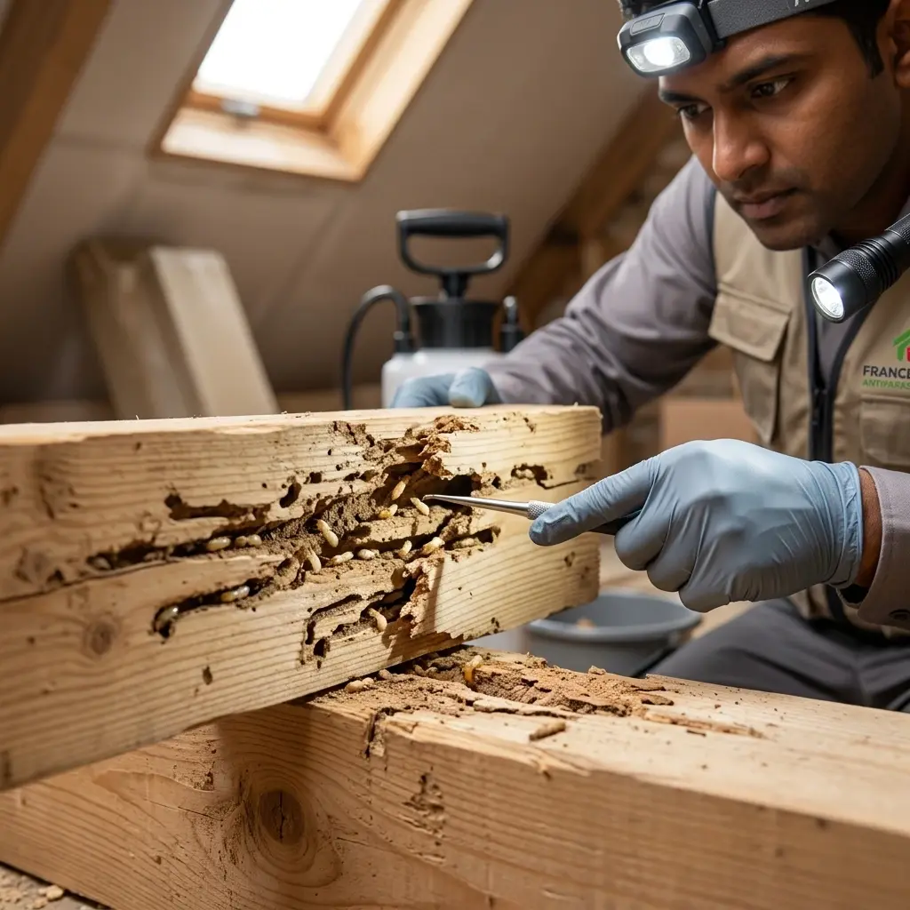 Comment se déroule l'intervention contre les termites à Reims ?
