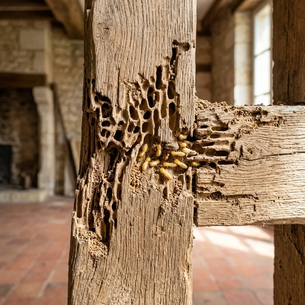 Traitement et éradication des colonies de termites