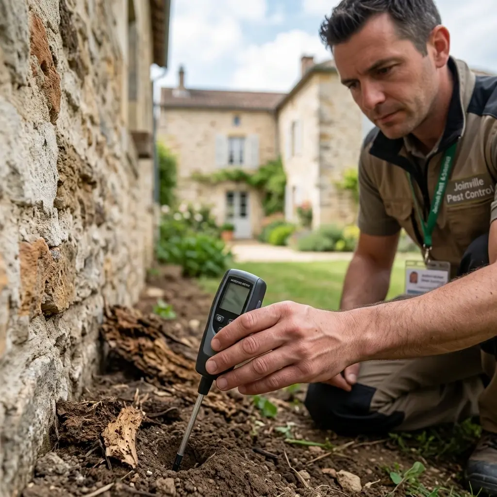 Comment se déroule l'intervention contre les termites à Joinville ?