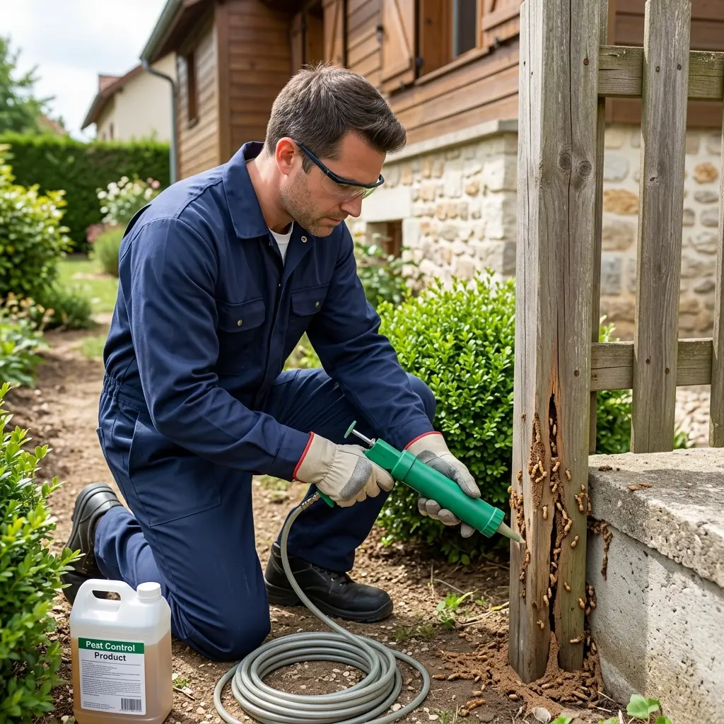 Un traitement professionnel et ciblé contre les termites
