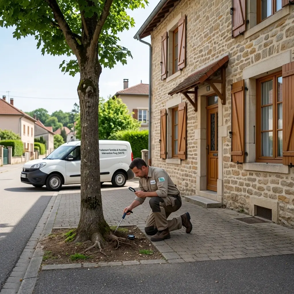 Traitement professionnel contre les termites