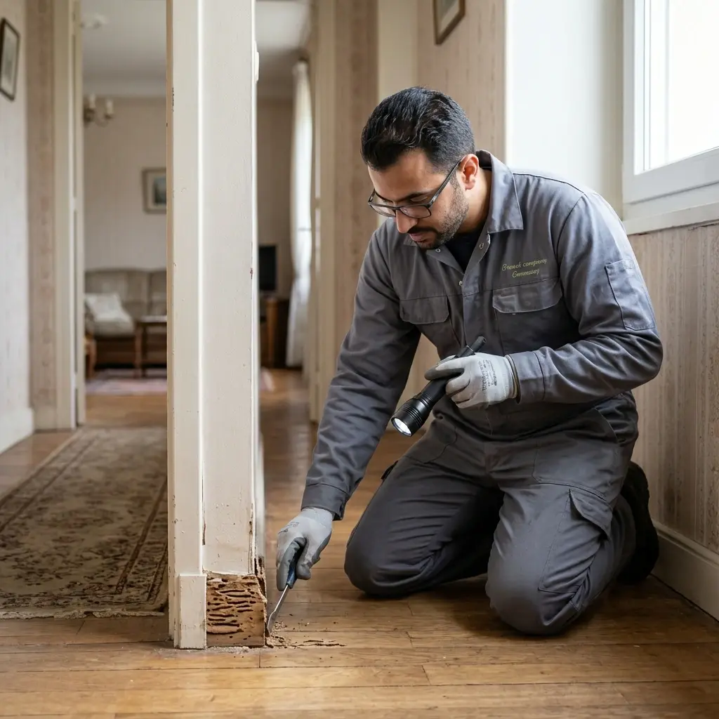 Comment se déroule l'intervention contre les termites à Commercy ?