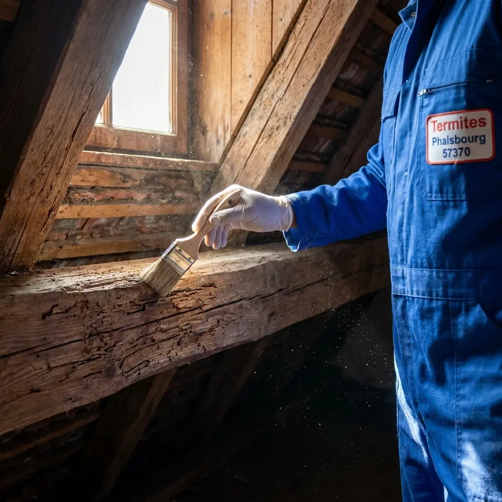 Comment se déroule l'intervention contre les termites à Phalsbourg ?