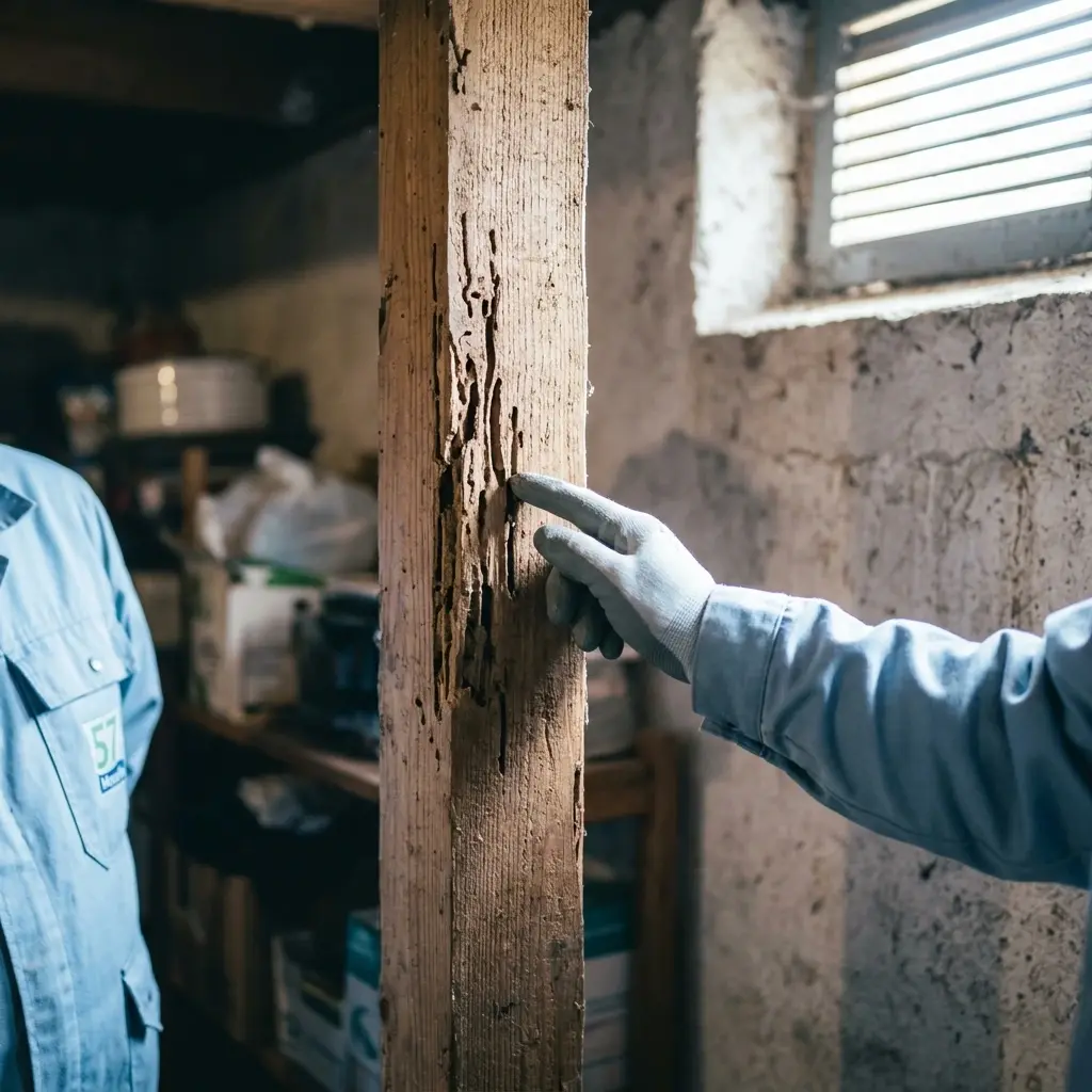 Lutte contre les termites par diagnostic et traitement pro