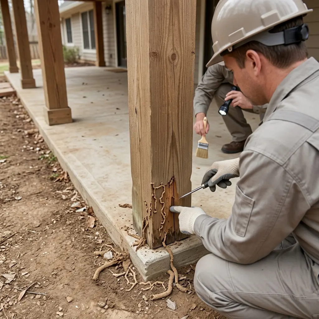 Traitement et élimination des termites