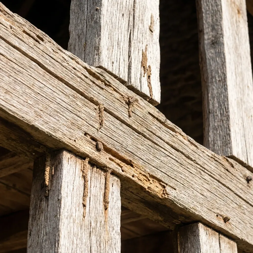 Une présence de termites nécessite une action immédiate