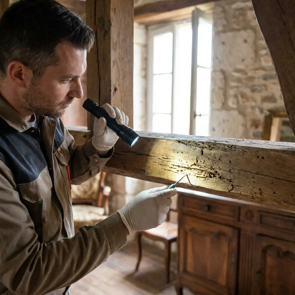 Expertise en termites à Brenouille