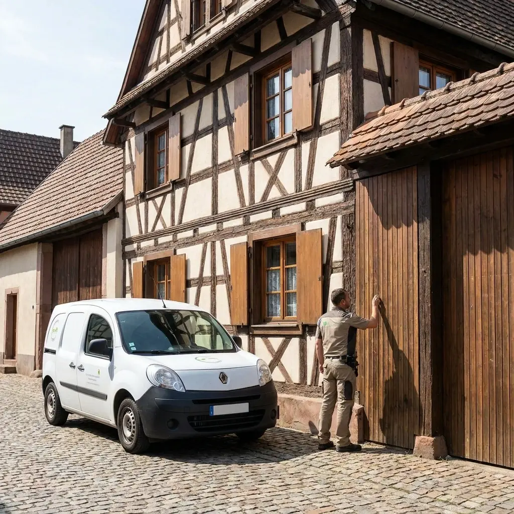 Comment se déroule l'intervention à Oberhoffen-sur-Moder ?