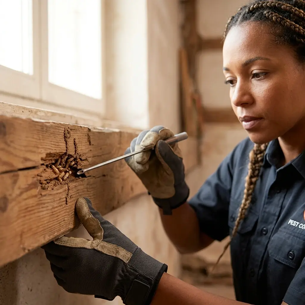 Traitement professionnel contre les termites