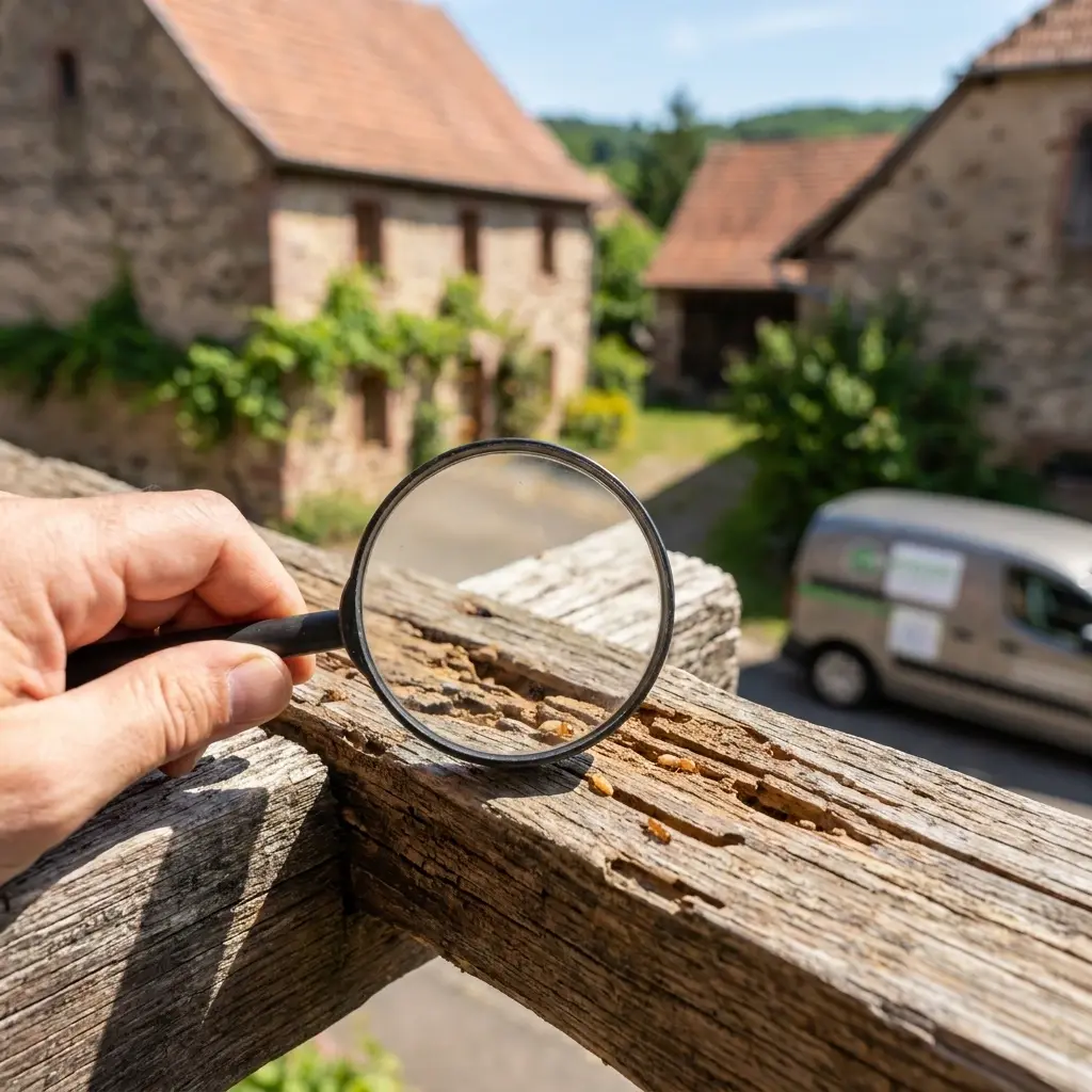 Un traitement professionnel et ciblé contre les termites