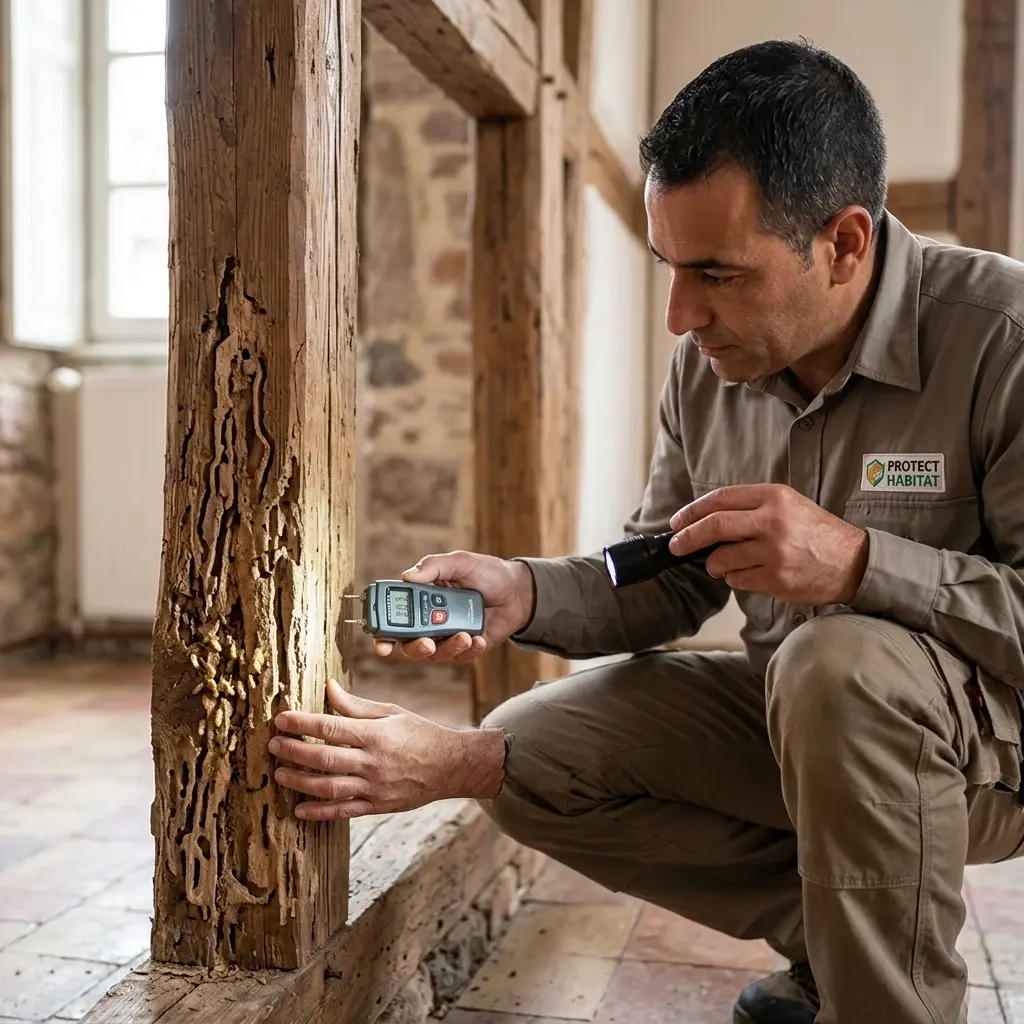 Notre approche technique pour éradiquer les termites