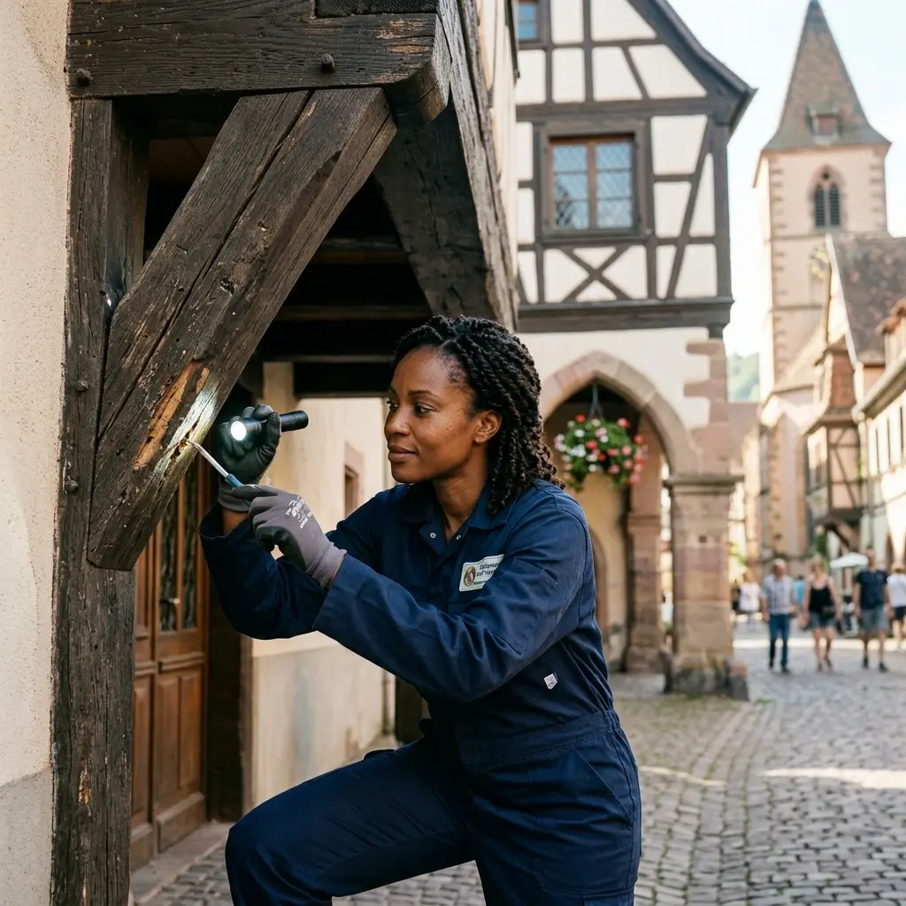 Comment se déroule l'intervention contre les termites à Turckheim ?