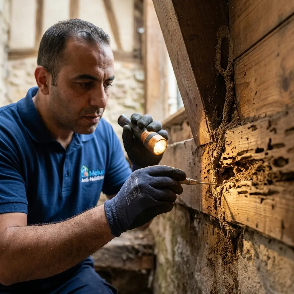 Prévenir l'infestation et protéger vos boiseries à Melun
