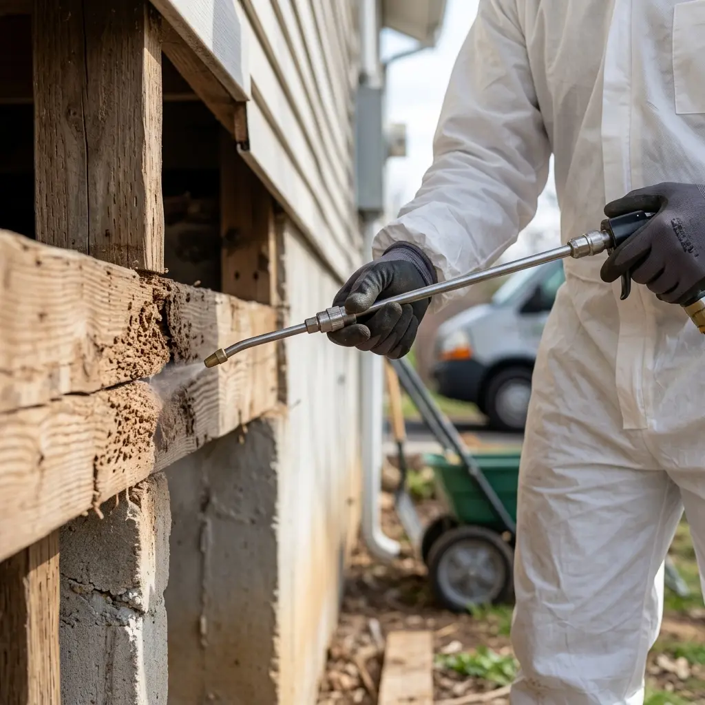 L'approche technique pour éradiquer les termites