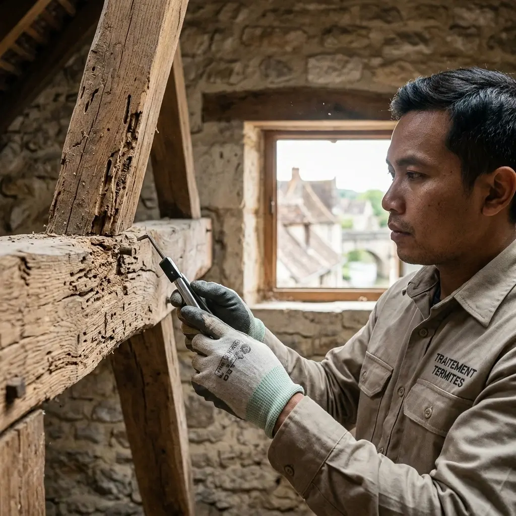 Restez serein, nous maîtrisons la menace termites à La Ferté-sous-Jouarre