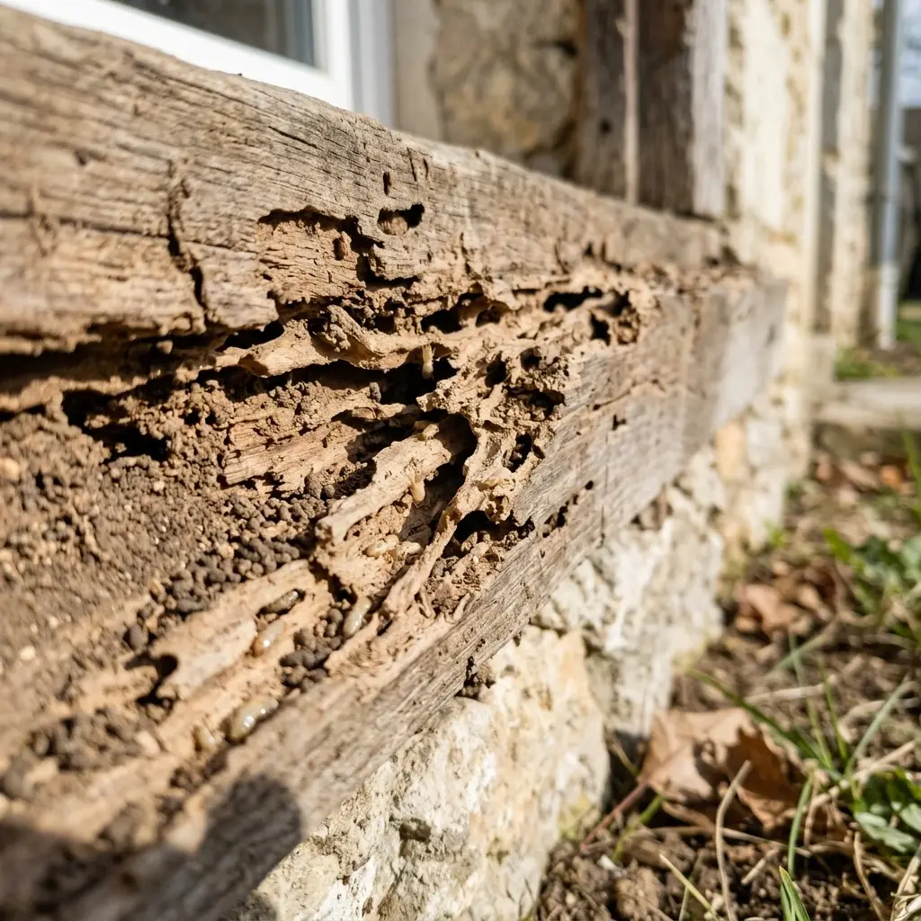 Comment se déroule l'intervention contre les termites à Rebais ?