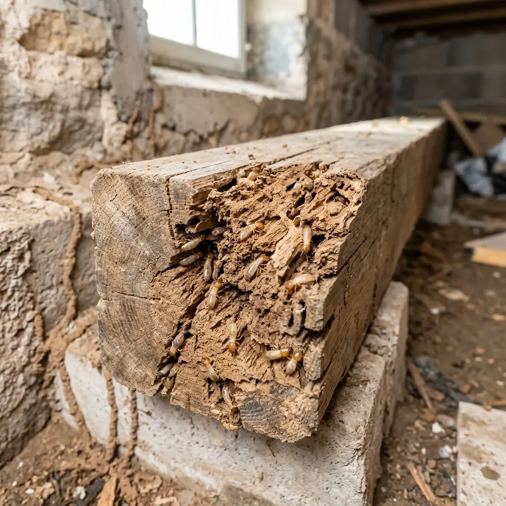 Traitement professionnel et durable contre les termites