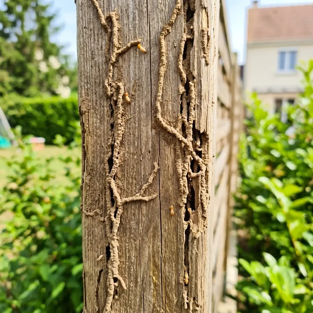 Comment se déroule l'intervention contre les termites à Achères ?