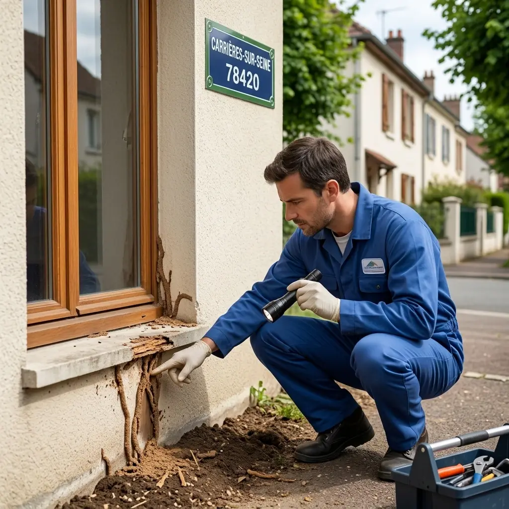 Termites Carrières-sur-Seine (78420)