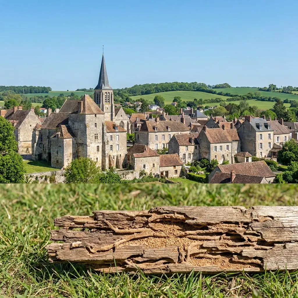 Comment se déroule l'intervention contre les termites à Houdan ?