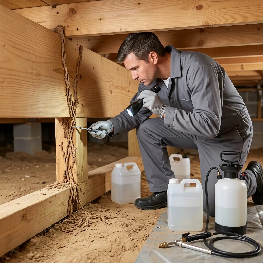 L'approche technique pour éliminer les termites