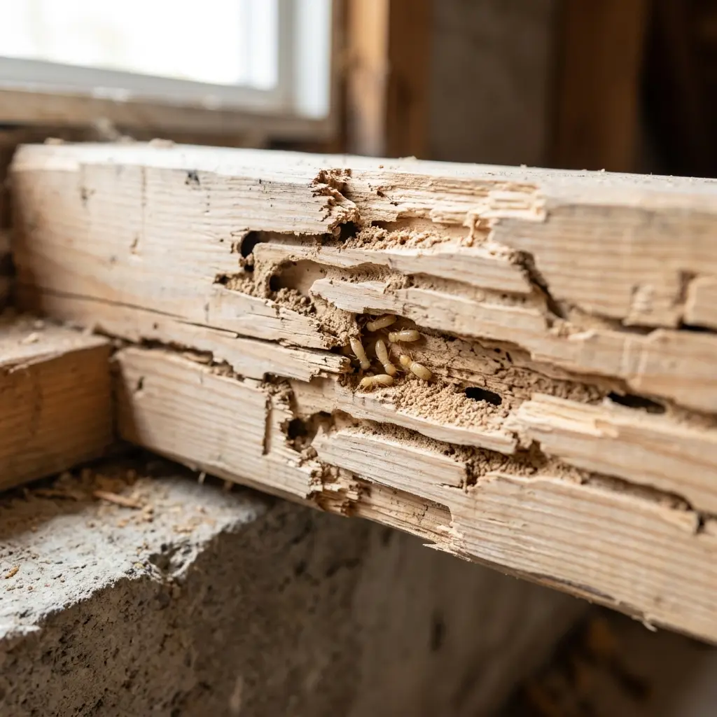 Comment se déroule l'intervention contre les termites à Granges-Aumontzey ?