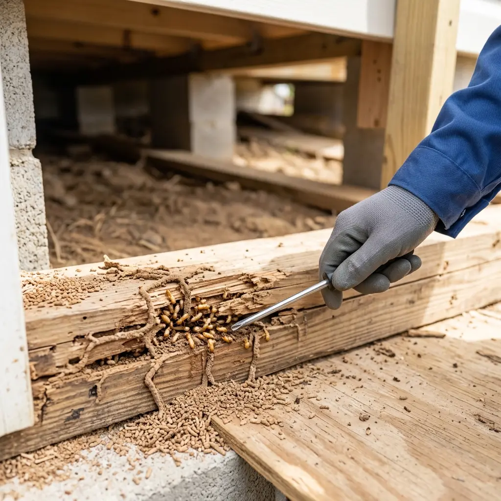 Comment se déroule l'intervention contre les termites à Palaiseau ?