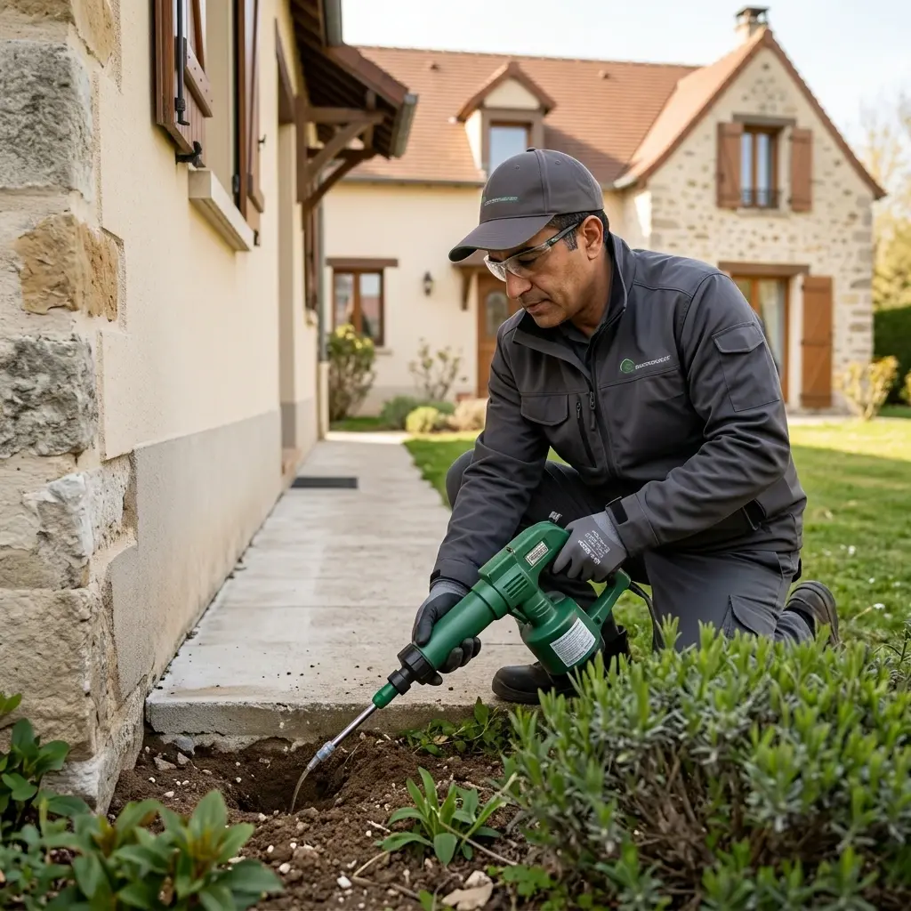 Comment se déroule l'intervention à Étiolles ?