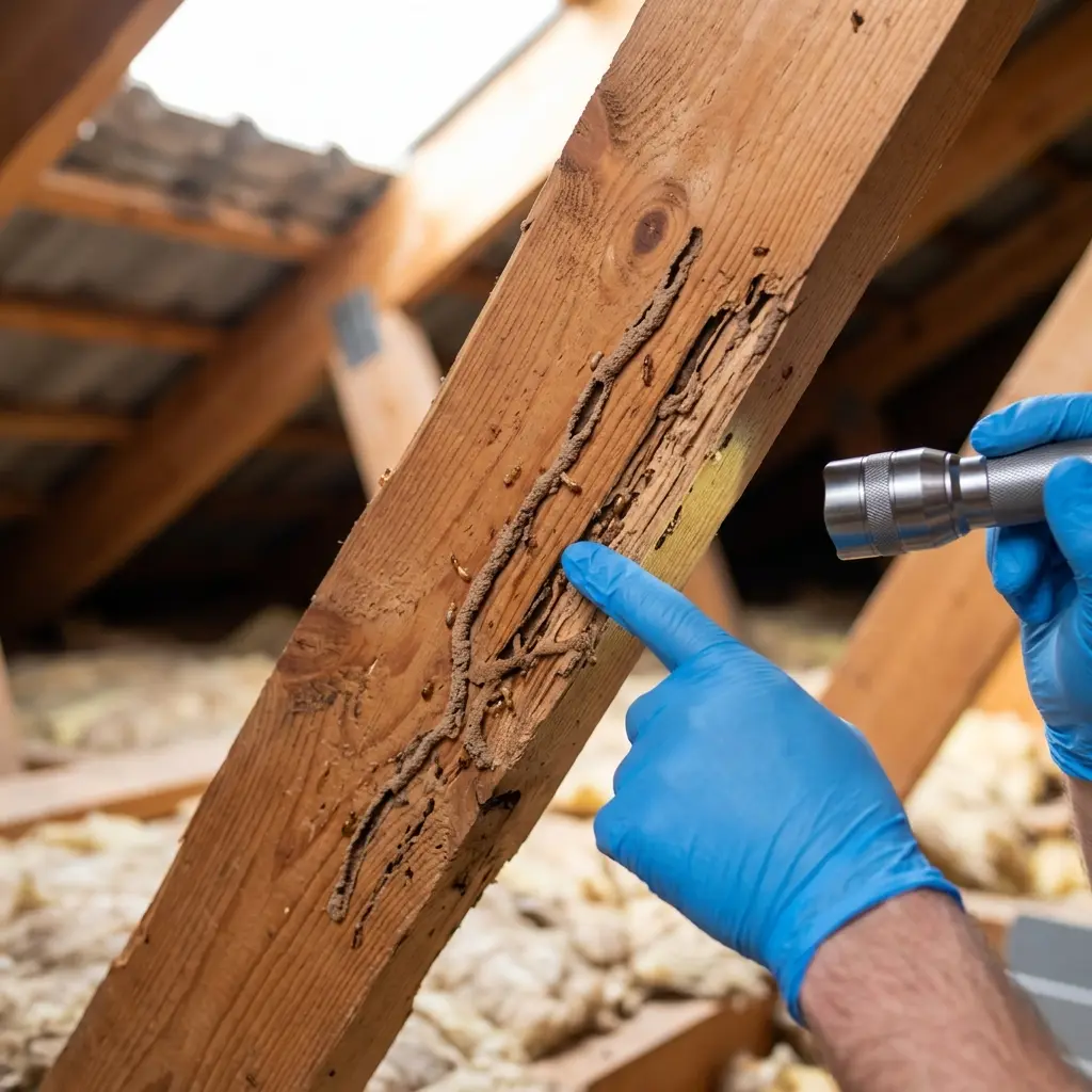 Le protocole d'éradication des colonies de termites