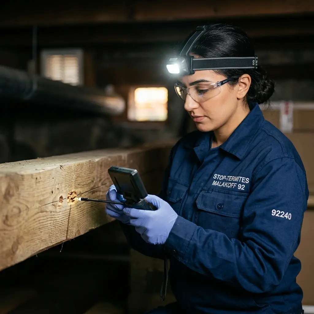 L'approche technique pour éradiquer les termites