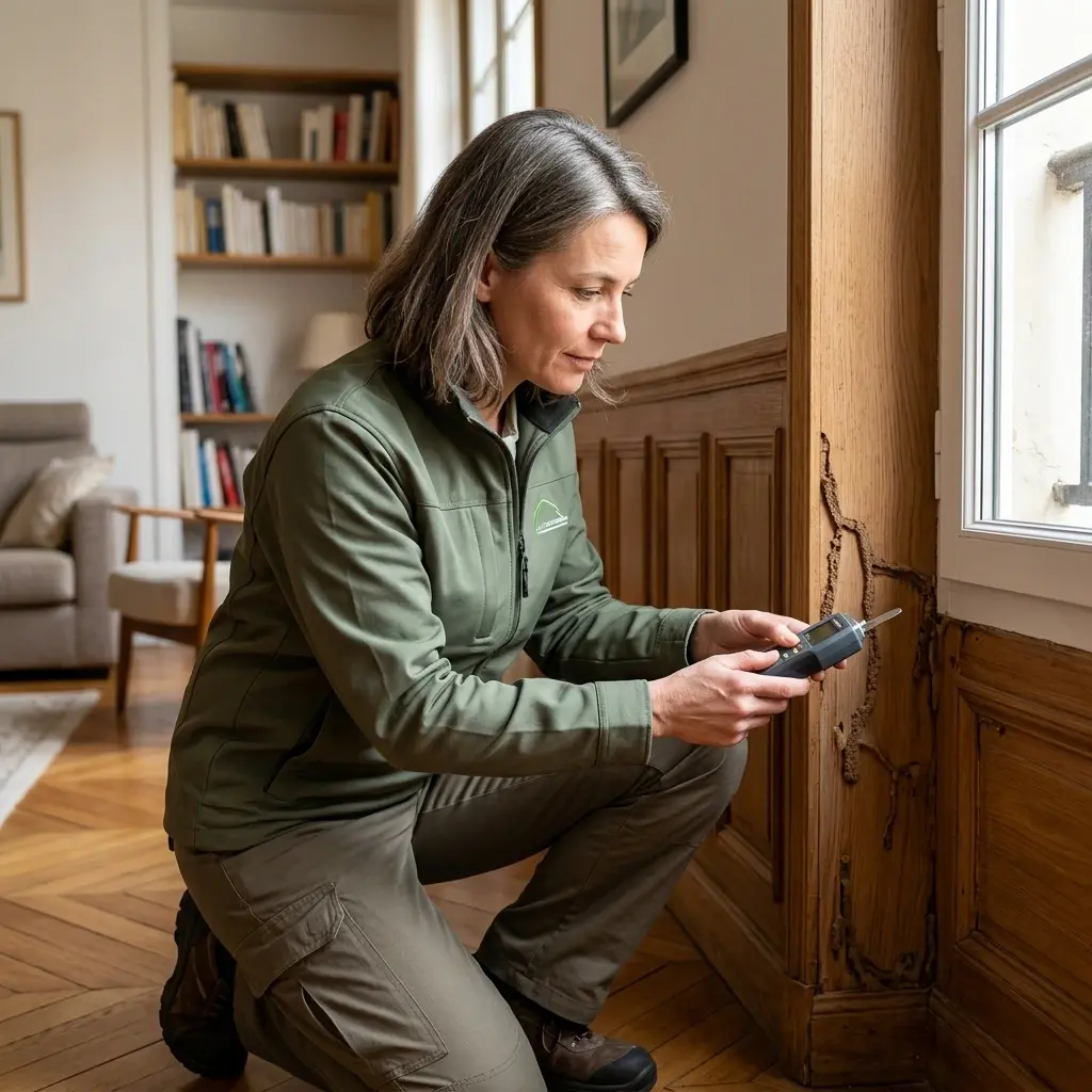 Comment se déroule l'intervention contre les termites à Puteaux ?