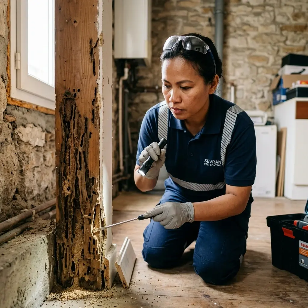 Un traitement technique et ciblé contre les termites