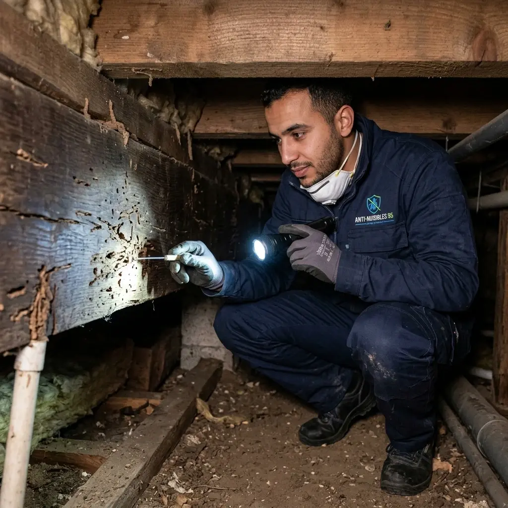 Comment nous traitons les termites chez vous