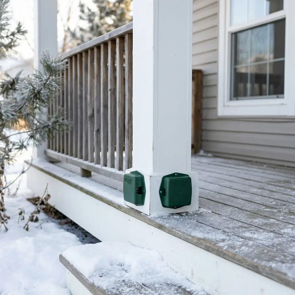 Pièges magnétiques anti-fourmis pour porches d’hiver