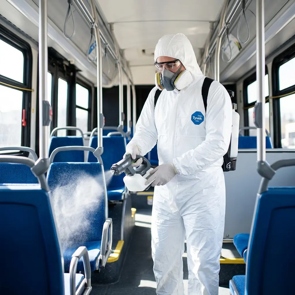 Désinfection de véhicules : l'enjeu sanitaire pour les transports publics