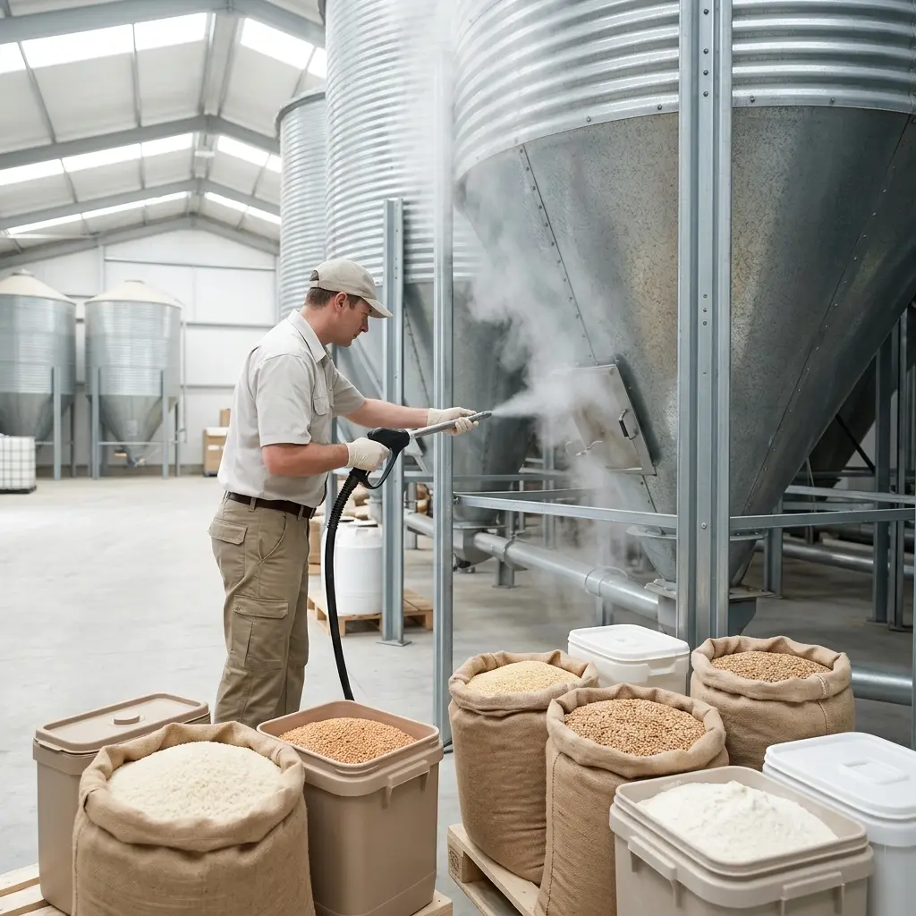 Mites alimentaires : comment assainir vos stocks de grains ?