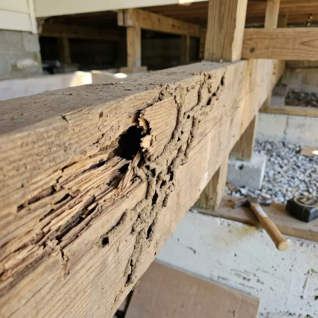 Termites et bois de structure : les signes qui ne trompent pas