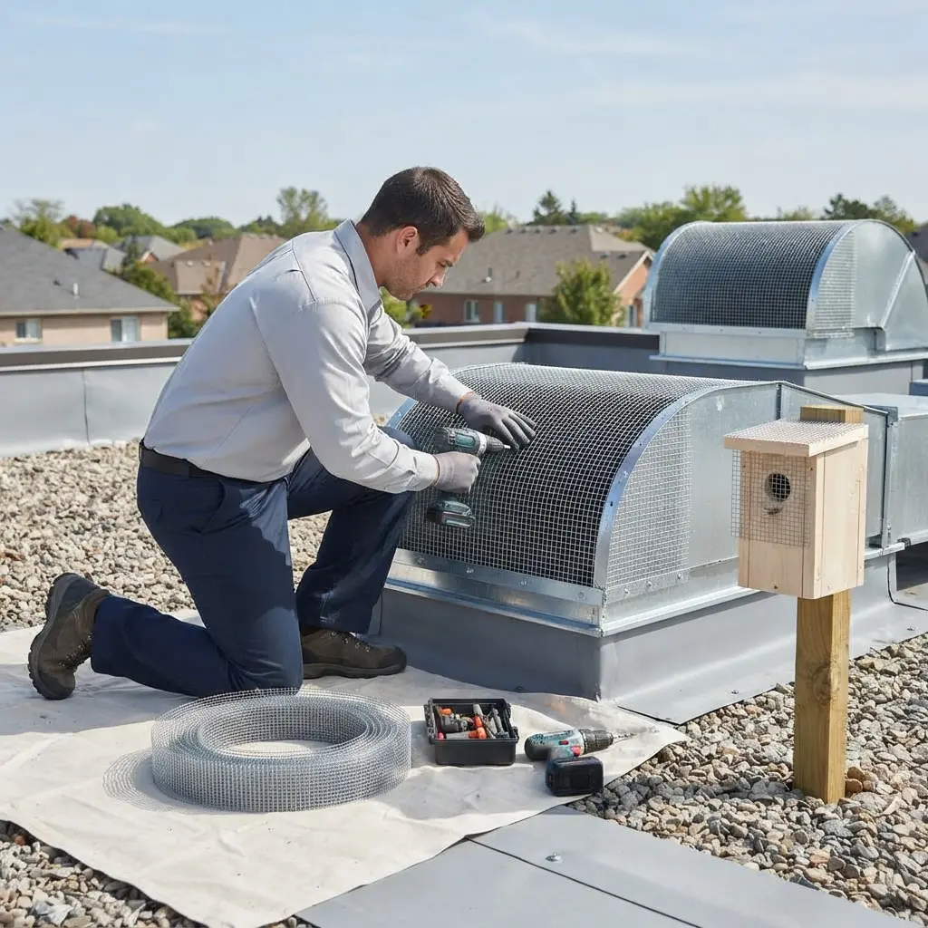 Dépigeonnage : comment protéger vos niches et conduits de toit ?