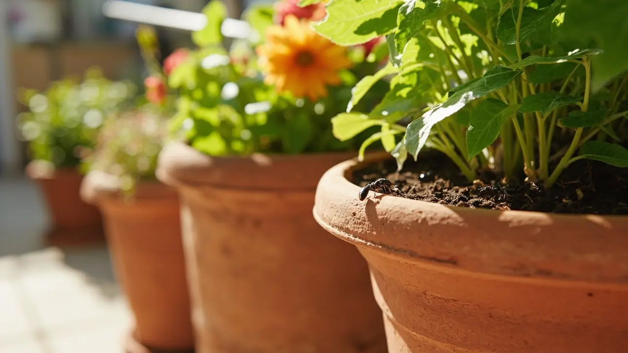 Désinsectisation : éviter les fourmis dans vos pots de fleurs