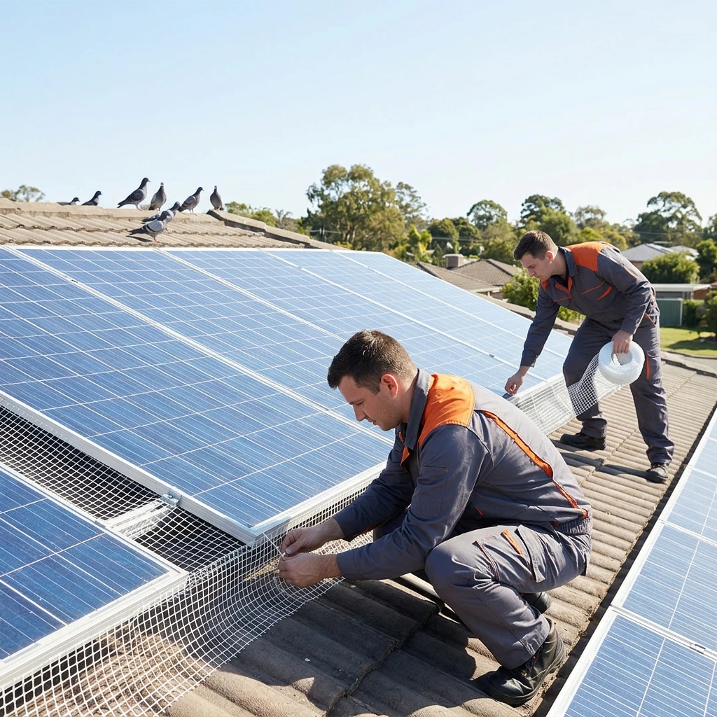 Dépigeonnage : comment protéger vos panneaux solaires des nids