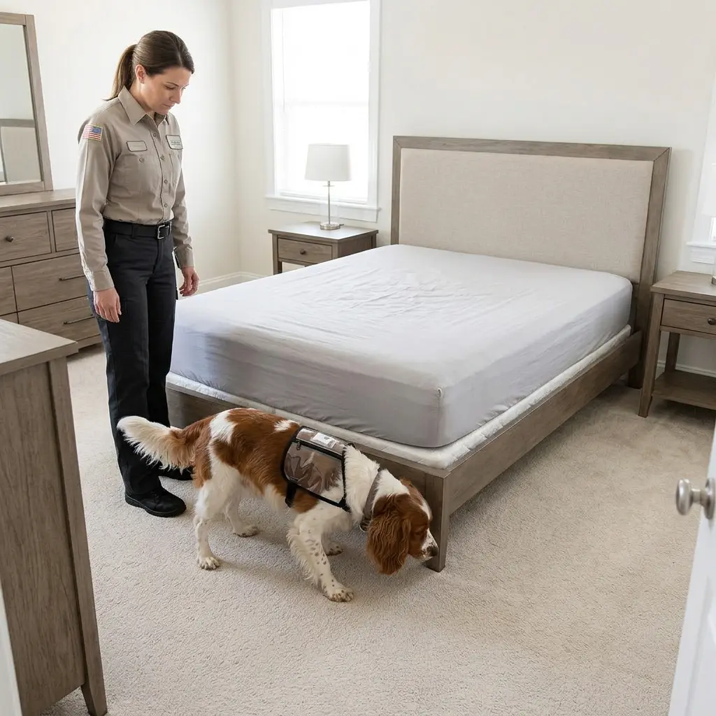 Détection canine des punaises de lit : préparer son logement avant l’intervention